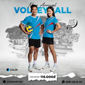 Quần Áo Bóng Chuyền Thiết Kế Mã BCX-29 Màu Xanh Ya