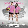 Đồ Thể Thao Bóng Chuyền Thiết Kế Mã BCX-74 Màu Hồng Nhạt