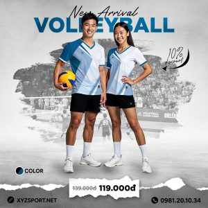 Đồ Thể Thao Bóng Chuyền Thiết Kế Mã BCX-83 Màu Xanh Lý