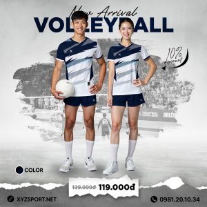 Mẫu Áo Bóng Chuyền Thiết Kế Mã BCX-85 Màu Tím Than