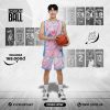 Đồ Thể Thao Bóng Rổ Thiết Kế Mã BRX-06 Màu Hồng Nhạt