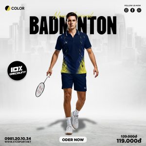 Áo Cầu Lông Bán Chạy Màu Tím Than Mã CLX-42