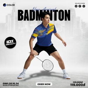Áo Cầu Lông Nam Nữ Sáng Tạo Mã CLX-31 Màu Tím