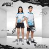 Bộ Đồ Thi Đấu Pickleball PKX-53 - Trắng Xanh Năng Động
