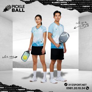 Set Đồ Pickleball Màu Xanh Ya Cá Tính Mã PKX-22