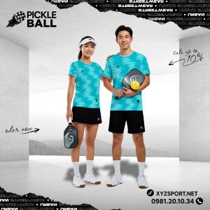 Áo Thun Pickleball Màu Xanh Ya Mã PKX-23 – Năng Động Và Thoáng Mát