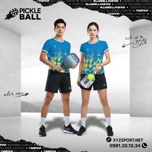 Áo Thể Thao Pickleball PKX-21 Xanh Dương Năng Động