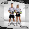 Áo Pickleball Phá Cách PKX-36 Màu Hồng Phối Xanh Đen – Thiết Kế Năng Động, Chất Thể Thao Thoáng Mát
