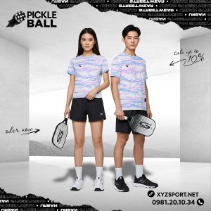 Áo Thun Thể Thao Pickleball Nam Nữ Màu Pastel PKX-26