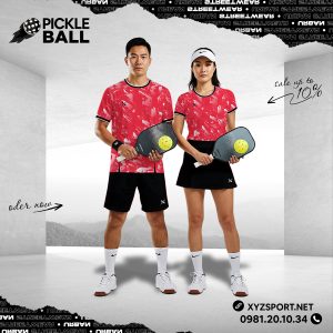 Bộ Đồ Thể Thao Pickleball Mã PKX-18 Màu Đỏ Năng Động