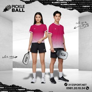 Bộ Đồ Thể Thao Pickleball Màu  Hồng Đậm Mã PKX-65