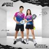 Quần Áo Pickleball Nữ PKX-31 -Phối Màu Hồng Xanh Trẻ Trung Năng Động
