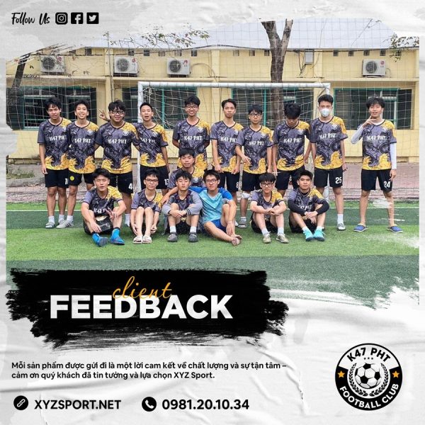 Feedback Áo Bóng Đá K47 PHT Màu Xám Phối Cam | Mạnh Mẽ Và Phong Cách