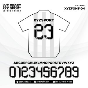 Font XYZFONT-04 Cá Tính,Chuyên Nghiệp