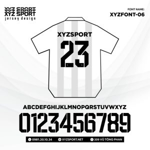 Mẫu Font XYZFONT-06 Chất Lượng