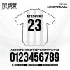 Font Số Hiện Đại Liverpool UCL Chuyên Nghiệp