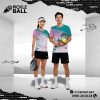 Mẫu Áo Pickleball Thể Thao PKX-11 Màu Xanh Ngọc Hồng Pastel