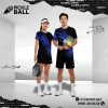 Áo Pickleball Nam Nữ Mã PKX-04 – Màu Đen Phối Xanh Năng Động