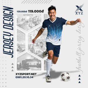 Quần Áo Đá Bóng Nam Màu Tím Than – Thiết Kế Độc Quyền Tại XYZ SPORT