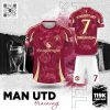 Áo Bóng Đá MAN UTD Training Màu Đỏ Đô Sang Trọng