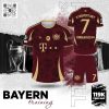 Mẫu Áo Bayern Training Màu Đỏ Đô Năng Động