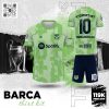 Áo Đấu Barcelona Sân Khách 2025 - Xanh Chuối Nổi Bật