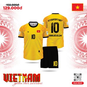 Áo Đấu Việt Nam Màu Vàng - Tự Hào Dân Tộc Trên Sân Cỏ