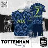 Mẫu Áo Bóng Đá Tottenham Training Màu Tím Than Cá Tính