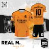 Áo Bóng Đá Real Madrid Away Màu Cam Năng Động