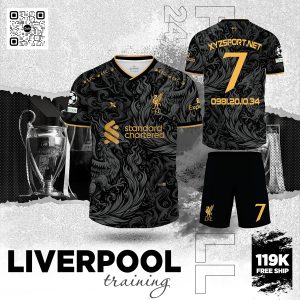 Áo Training Liverpool Màu Đen – Mạnh Mẽ, Nam Tính Và Cá Tính