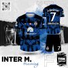 Áo Đá Banh Inter Milan Training - Màu Đen Phối Xanh Bích Cá Tính
