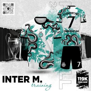 Bộ Đồ Thể Thao INTER M. Training Trắng - Đột Phá Cá Tính