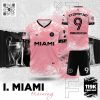 Bộ Quần Áo Bóng Đá Inter Miami Training Màu Hồng Pastel Nổi Bật