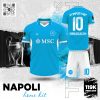 Bộ Đồ Đá Banh Napoli Home Kít - Xanh Ya Nổi Bật