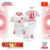 Bộ Quần Áo Bóng Đá Đội Tuyển Việt Nam Màu Trắng