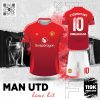 Manchester United Home Kit Màu Đỏ Tuyền Thống Mạnh Mẽ