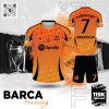 Áo Tập Barca Màu Cam Đen - Đậm Chất Nhiệt Huyết Và Thời Trang Thể Thao