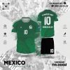 Mẫu Áo Bóng Đá Tập Luyện Mexico Xanh Ve Chai Độc Đáo
