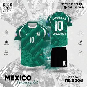 Mexico Training Kit Màu Xanh Real Đẳng Cấp