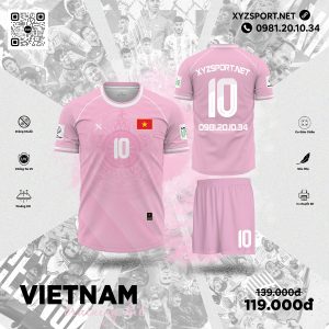 Áo Thể Thao Đội Tuyển Việt Nam Họa Tiết Trống Đồng Độc Đáo