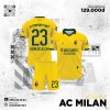 Áo Đấu AC Milan Mùa 2025-2026 Màu Vàng Tươi Năng Động