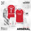 Áo Đấu Sân Nhà Arsenal 2025/26 Màu Đỏ Mạnh Mẽ