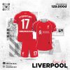 Quần Áo Thi Đấu Liverpool Home Kit 25-26 Màu Đỏ Tươi Truyền Thống