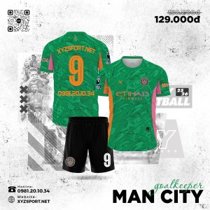 Áo Đấu Manchester City 25/26 Màu Xanh Két Độc Đáo