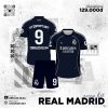 Bộ Quần Áo Bóng Đá Real Madrid Away 25/26 Màu Tím Than