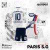 Áo Đấu PSG Sân Khách 25/26 Màu Trắng Thanh Lịch