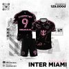 Quần Áo Tập Luyện Inter Miami 2025 Màu Đen Nổi Bật