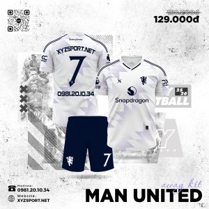 Ra Mất Mẫu Áo đấu Manchester United Sân Khách 25/26 Màu Trắng Phong Cách
