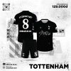Tottenham Away Kit 2025/2026 - Màu Đen Mạnh Mẽ, Phong Cách Thể Thao