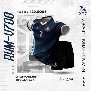 Ra Mắt Áo Bóng Chuyền RXM-V700 Màu Tím Than Cá Tính